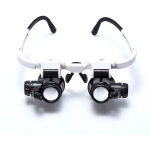 Loupe double ?il 8x 15x 23x �clair�e led pour r�paration montres bijoux horloges