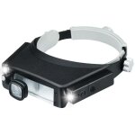 Loupe avec �clairage led, lampe frontale, loupe de bijoutier 1, 5x, 3x, 7, 5x, 9x, 9, 5x, 11x, 15, 5x, ...