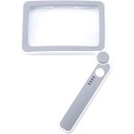 Une loupe �clairante, une loupe de poche, 10 led, trois niveaux de luminosit� et une commande tactile ...