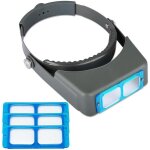 Loupe frontale, loupe professionnelle � double lentille mont�e, loupe de lecture, verre opital, jumelles ...