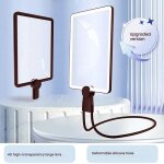 Loupe grossissante 5x avec lumi�re, loupe col de cygne flexible, lampe de lecture avec 50 led 24 x 17, ...