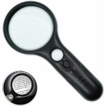 Loupe avec lumi�re 3x 45x, loupe de lecture �clair�e, loupe avec 3 led, haute clart� et loupe de poche ...