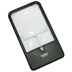 Loupe de poche vogel avec grossissement x3 / x5 / x7, lumi�re led et design compact.