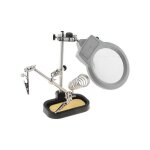 Loupe de table x3 led pincettes y soporte fer à souder lup - stand - 1 Loupe de table x3 led pincettes y soporte fer à souder lup - stand - 1