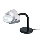 Lampe de loupe sur pied tech - line agrandissement 2x led d. de lentille 120 mm