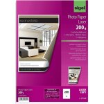 Lp344 papier photo din a4 200 g / m� 200 feuille(s) imprimable des deux c�t�s, ultra - brillant, pour ...