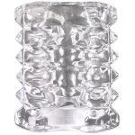 Ltde - abat - jour en verre nexus 5, 5x4, 5cm transparent ouverture 2cm