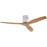 Lucande - ventilateur de plafond 'vindur' en m�tal pour chambre � coucher