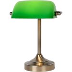 Banker lampe de bur. - bronze