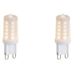 Luedd - lot de 2 ampoule led g9 dimmables opales 1, 2 w 100 lm 2200 k