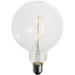 Luedd - ampoule led filament spirale e27 dimmable g125 4w 270lm 2700k