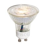 Luedd - ampoule led gu10 50mm � intensit� variable en 3 �tapes kelvin, transparente, 4, 5w, 380 lm, 2000 ...