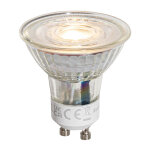 Luedd - ampoule led gu10 50mm � intensit� variable transparentes 4, 5w 365lm 2700k