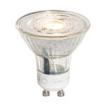 Luedd - ampoule led gu10 50mm � kelvins variables � 3niveaux transparent 4, 9w 450lm 2000 - 2700k