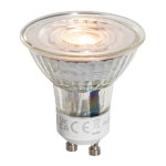Luedd ampoule led gu10 50mm transparentes 3w 250lm 2200k
