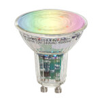 Luedd - ampoule led gu10 intelligente 50 transparente rgbw 4, 5w 350 lm 2700 - 6000k
