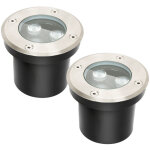 Lumi�res enterr�es, lampadaire de lampe de paysage enterr� � led blanche pour jardin, �clairage ext�rieur ...