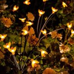 Lumi�res de jardin solaires, lumi�res de jardin en forme d'abeille solaires ext�rieures, lumi�res solaires ...