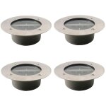 Lumi�re solaire ext�rieur, 4 pack 3 led spot lampe solaire jardin, etanche ip65, pelouse lumi�re decorative ...