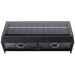 Lumi�re solaire ext�rieure blanc chaud pour cl�ture, mur, bo�te aux lettres, num�ro de maison - �clairage ...