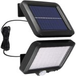 Lumi�re solaire ext�rieure avec d�tecteur de mouvement 56 led, lumi�re solaire de jardin �tanche ip65 ...