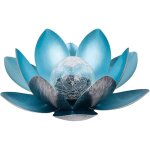 Lumi�re solaire de lotus fleur de lotus solaire lampe solaire led en forme de fleur de lotus �clairage ...
