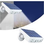 Lumi�re solaire puissante capteur de mouvement ext�rieur �tanche jardin led lampe solaire projecteurs ...