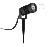 Lumihome - spot piquet ext�rieur led cob 6w � blanc - froid - 6500k - noir