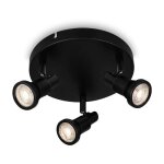 Luminaires brilo ner - plafonnier led pour salle de bain, r glable, plafonnier led pour salle de bain, ...