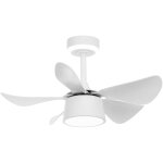 Ventilateur de plafond avec �clairage et t�l�commande, lampe de plafond ventilateur silencieux, abs pales, ...