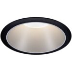 Paulmann - 93397 luminaire  led encastrable gu10 noir (mat), argent