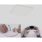 92397 eb panel veluna varifit luminaire  led encastrable 8. 50 w satin - paulmann