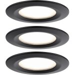 Paulmann licht - paulmann 93081 set nova plus luminaire � led encastrable led 18 w noir s868032