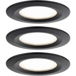 Paulmann licht - paulmann 93081 set nova plus luminaire  led encastrable led 18 w noir s868032
