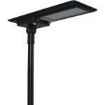 Efectoled - lampadaire led solaire 13800 lm 170lm / w sina� avec mppt et d�tecteur de mouvement 3000k ...