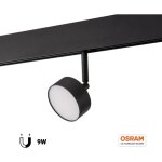 Barcelona led - luminaire magnétique circulaire à led 48v - 9w - Ø7. 5cm - cri90 - blanc neutre Barcelona led - luminaire magnétique circulaire à led 48v - 9w - Ø7. 5cm - cri90 - blanc neutre