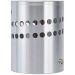 Luminaire mural led en aluminium avec trous en spirale, 3w dimmable, blanc chaud 90 - 100lm, ac85 - 265v, ...