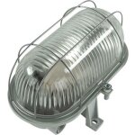 Ovalleuchte kunstst. led 7w gr luminaire pour pièces humides led e27 7 w blanc chaud gris - rev Ovalleuchte kunstst. led 7w gr luminaire pour pièces humides led e27 7 w blanc chaud gris - rev