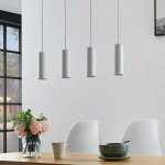 Luminaire suspendu gu10 ip20 30cm blanc silamp