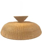 Lumisky - abat - jour darma beige rotin d80 cm