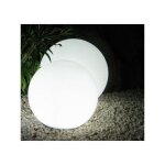Boule lumineuse filaire pour ext�rieur led - blanc bobby - 40cm culot e27 - lumisky