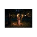 Guirlande lumineuse led link me light - 10 ampoules - douille e27 - blanc chaud - 5m