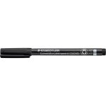 Lumocolor permanent cd / dvd dry safe 310 cds - 9 marqueur  cd / dvd noir d48788 - staedtler