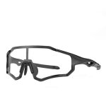 Lunettes de cyclisme photochromiques avec monture et filtres uv 400 uva et uvb, noires