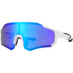 Lunettes de cyclisme avec polarisation et filtre uv 400, bleues