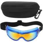 Lunettes de natation anti - �claboussures uv pour enfants avec bo�te de rangement - cadre bleu, film ...