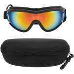 Lunettes de protection pour chien anti - vent, imperm�ables et anti - uv - verres teint�s et monture ...
