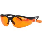 Lunette de protection - orange avec bouchons d'oreille Lunette de protection - orange avec bouchons d'oreille