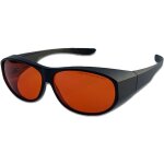Lunettes de s�curit� au laser, 200 - 540nm lunettes de protection laser �limination, lunettes de protection ...