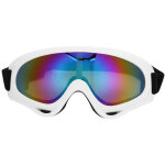 Lunettes de ski anti - vent pour moto, sports outdoor, cyclisme - unisexe adultes / enfants - cadre blanc, ...